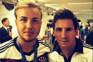 格策谈找梅西合影：时机不太合适 但他是我偶像+我想他应该没意见